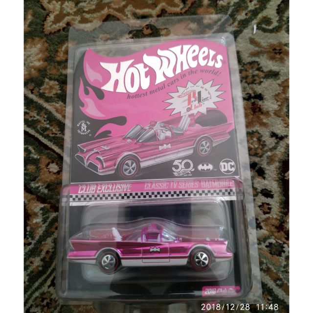 pink batmobile hot wheels