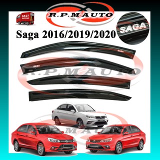 Buy Proton Saga 2016 2017 2018 2019 2020 2021 Oem Injection Door Visor With Saga Logo Seetracker Malaysia