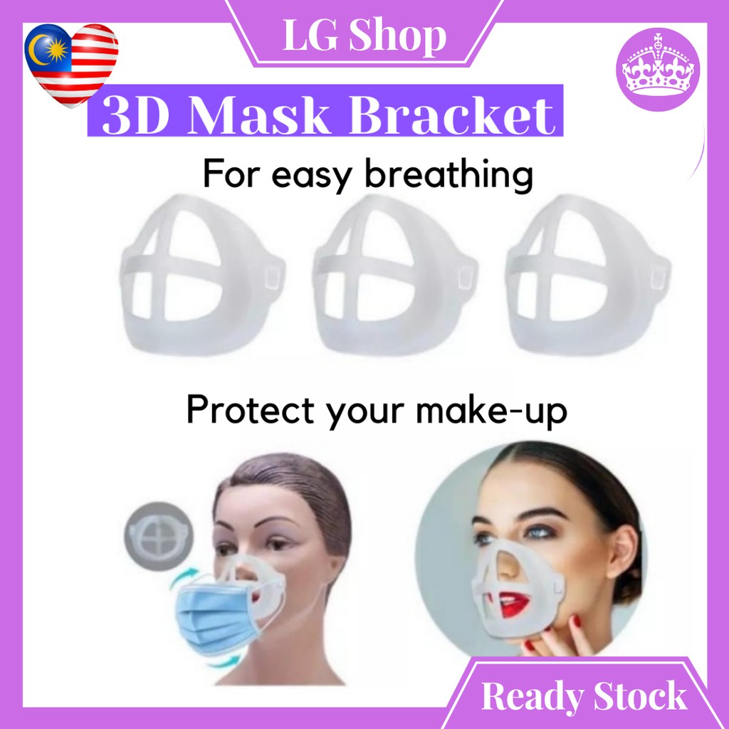 [Malaysia Stock]3D Mask Bracket holder Face Mask Bracket Silicon Nose