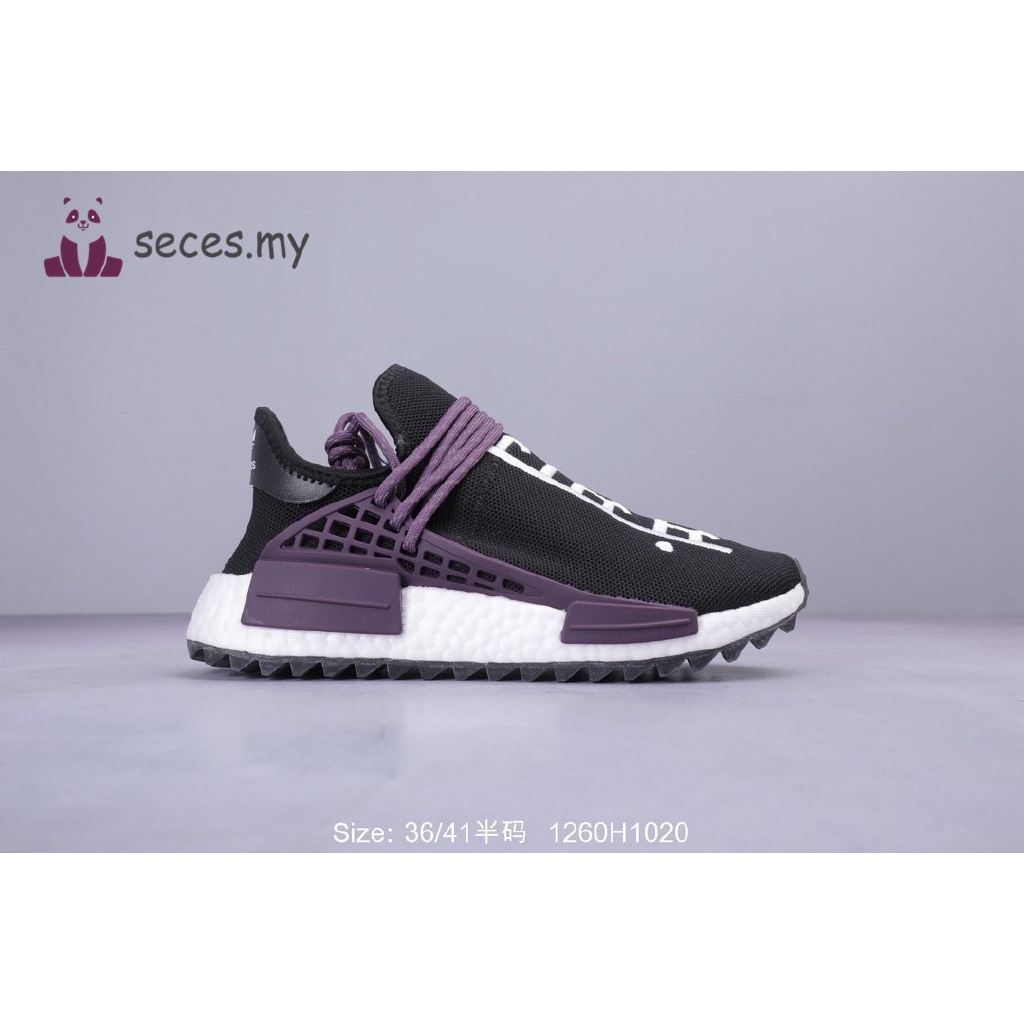 adidas human race black purple