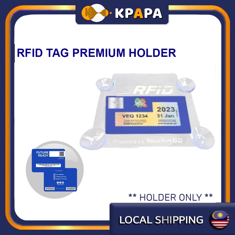 My Rfid Premium Road Tax Holder Rfid Touch N Go Tng Rfid Tag Sticker