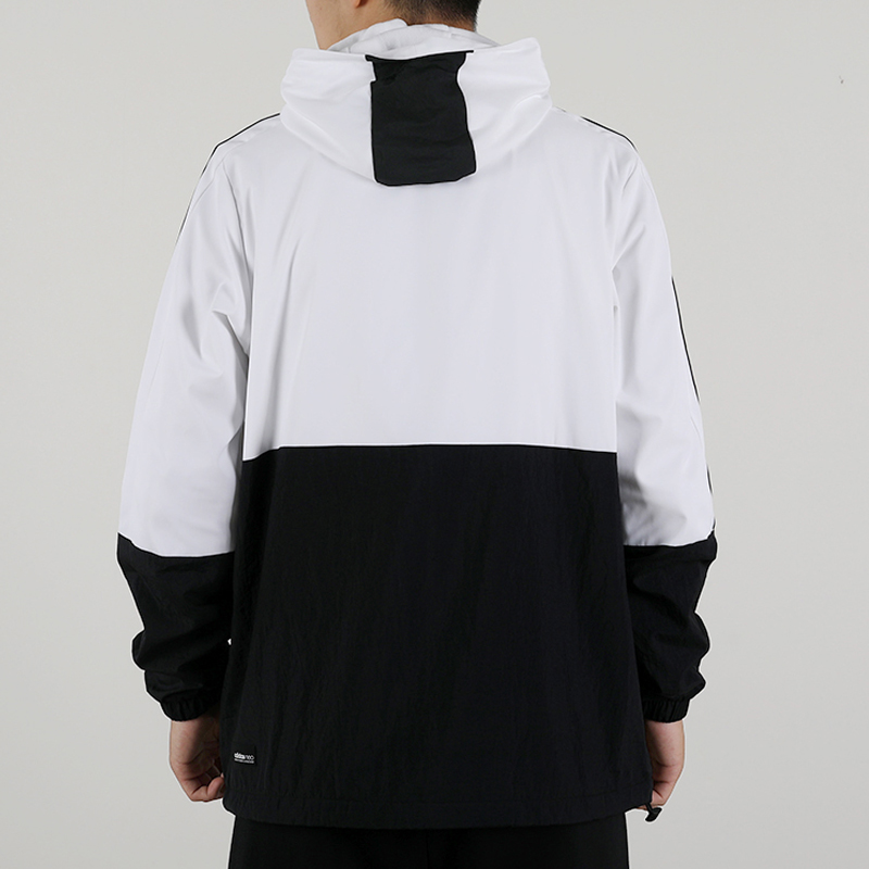 adidas pullover windbreaker