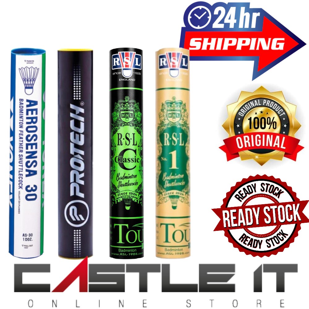 READY STOCK RSL Tourney NO.1 / Classic Shuttlecock [100 Genuine