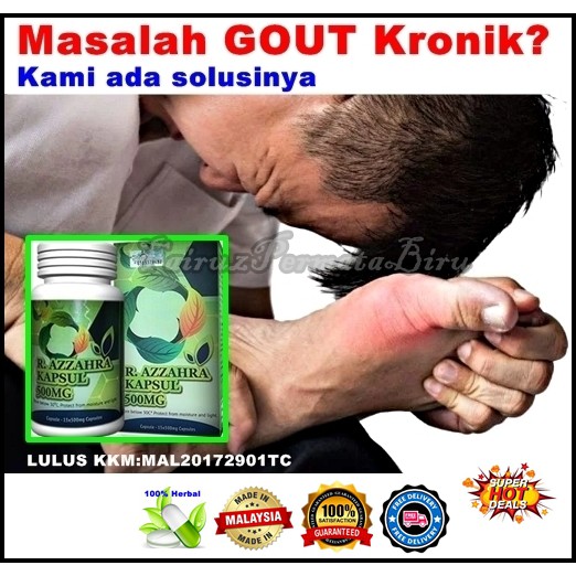 Ubat Gout Dan Penawar Sakit Sendi Rhizoplus Azzahra Shopee Malaysia