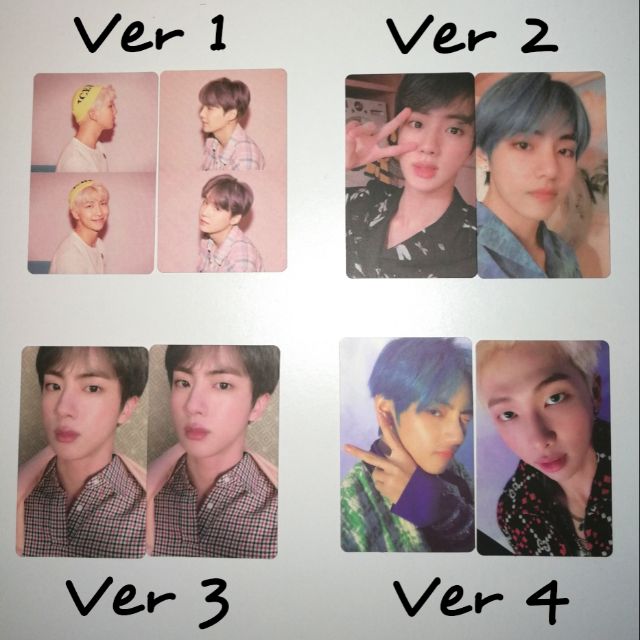 Bts Official Photocard Map Of The Soul Persona Album Photocard Shopee Malaysia