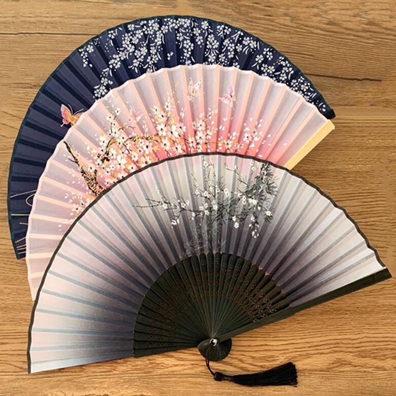 Chinese style antique Japanese retro Folding Fan