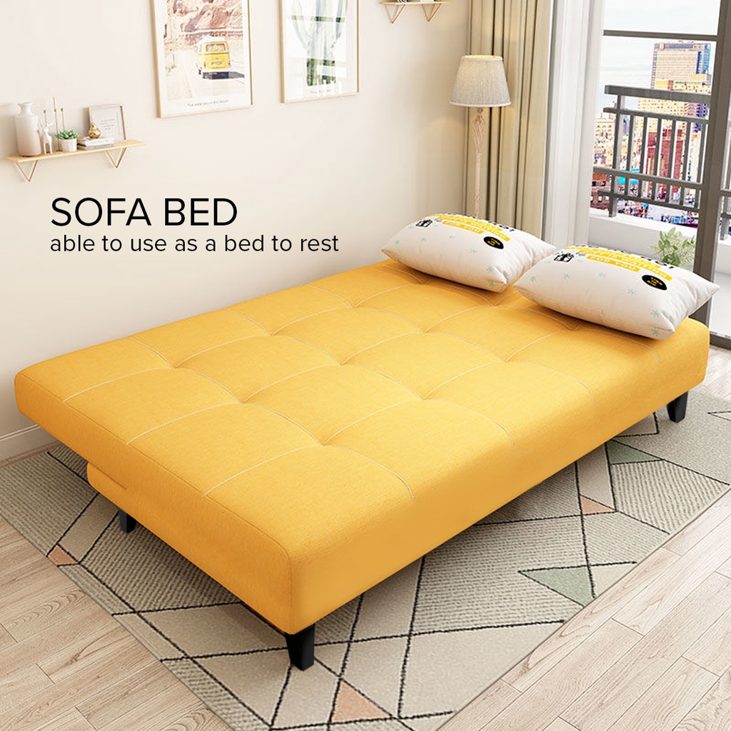 FINSSO : OLLY Foldable Canvas Sofa Bed Katil Murah