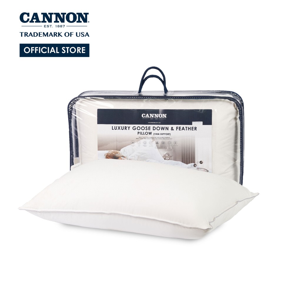 CANNON Luxury Classic Goose Down & Feather Pillow OEKOTEX Standard