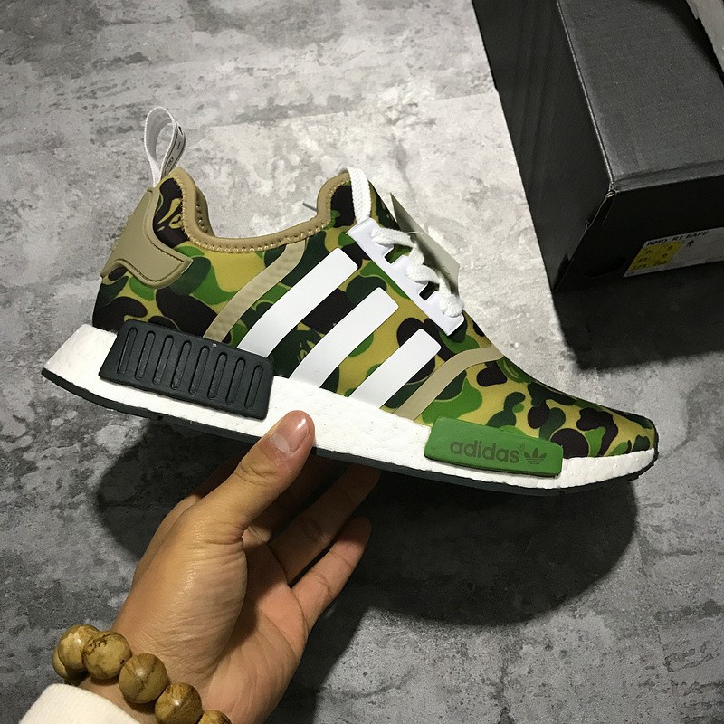 superbrand* Ready Adidas NMD Bape x BA7326 mens womens running shoes  sneakers | Shopee Malaysia