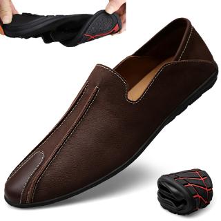 soft leather driving shoes