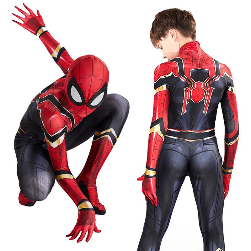 iron spiderman costume