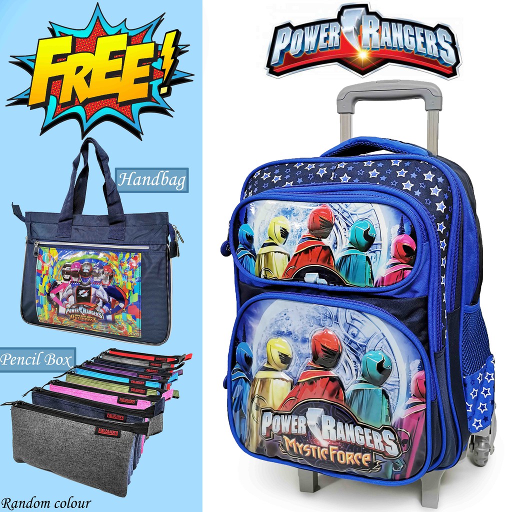 power rangers school bag