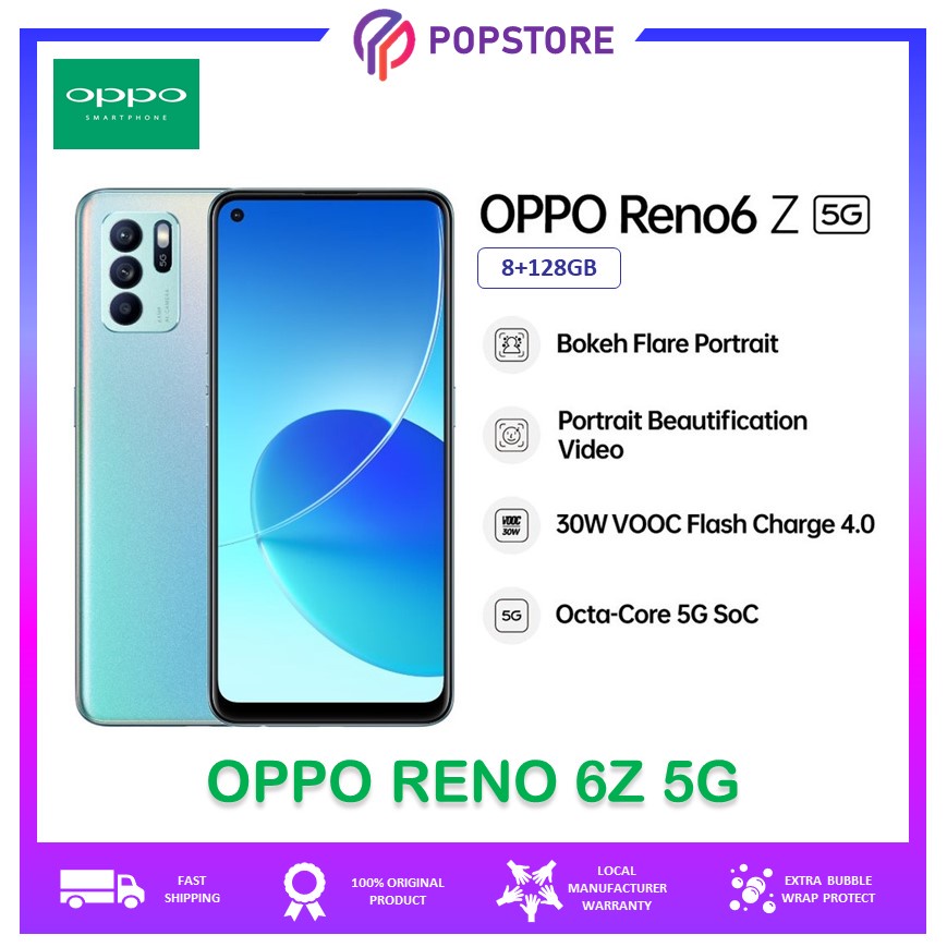 OPPO Reno 6Z / Reno 5 5G / Reno 5F [8GB+128GB] 1 Year Malaysia OPPO ...