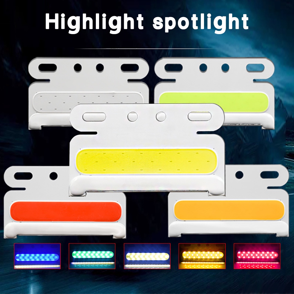 COB Truck Clearance Lights 12V LED Trailer Side Marker Lights Turn Signal Lamp Red White Amber Lorry Tractor Tail Light