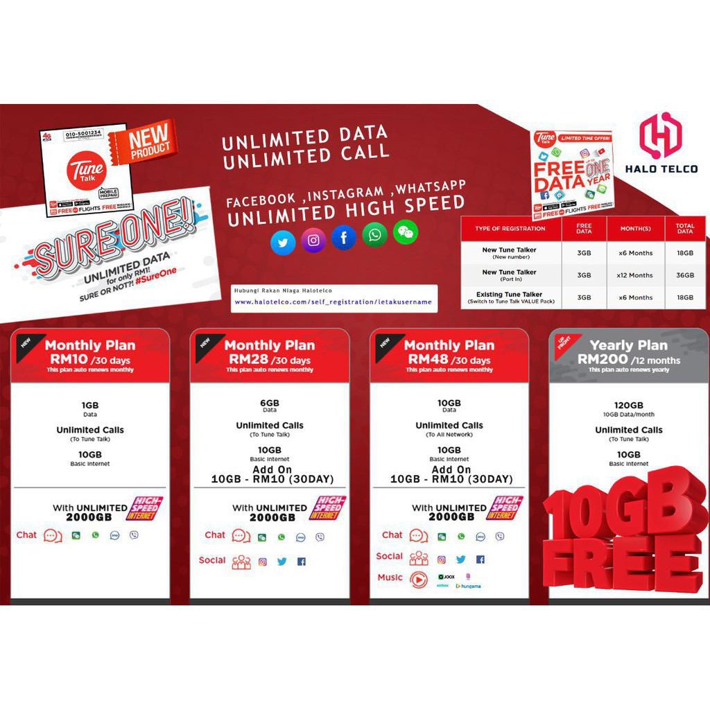 Tunetalk Plan Murah Terbaik Termurah Shopee Malaysia