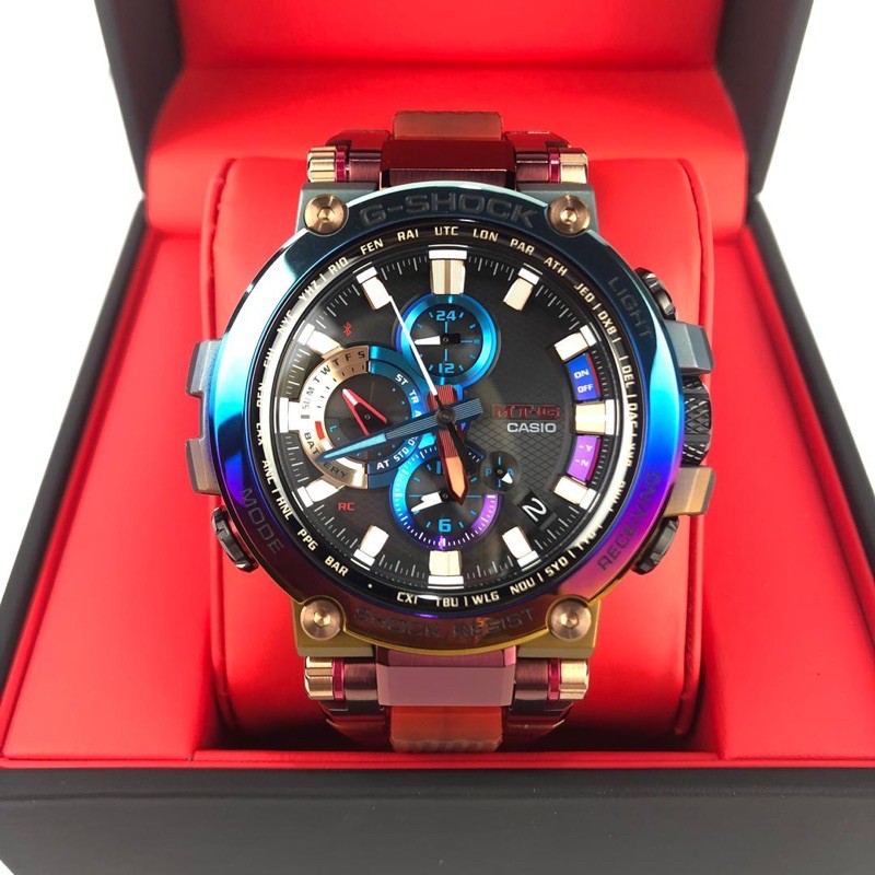 Casio G Shock Volcanic Lighting Series Rainbow Ion Plated Bezel Mtg B1000vl Shopee Malaysia