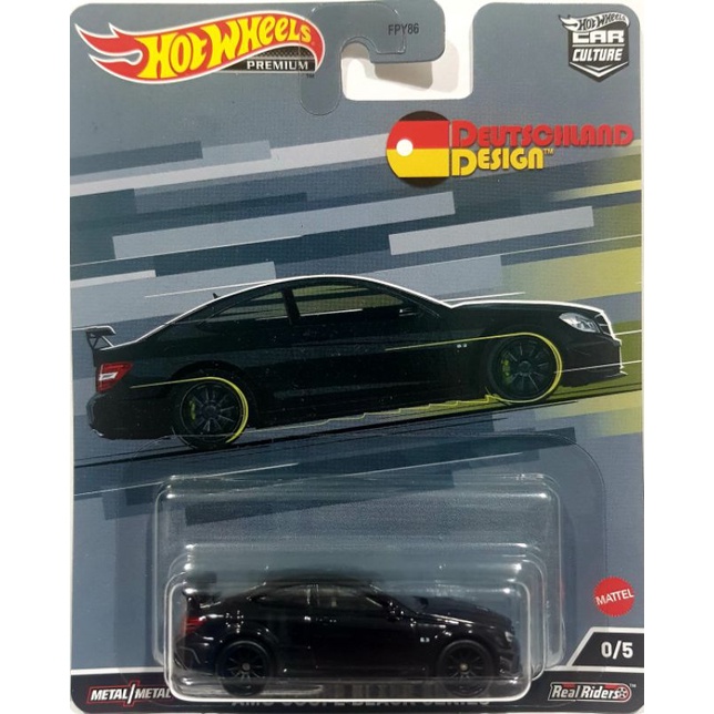 Hot Wheel Premium Deutschland Design Chase 12 Mercedes Benz C63 Amg Coupe Black Series Shopee 9349