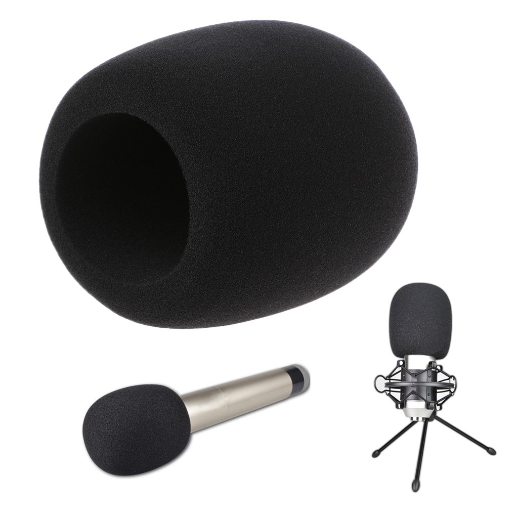 yotijar 30Pcs/Set Microphone Sponge Cover Filter for Small Handheld Microphone Mic 