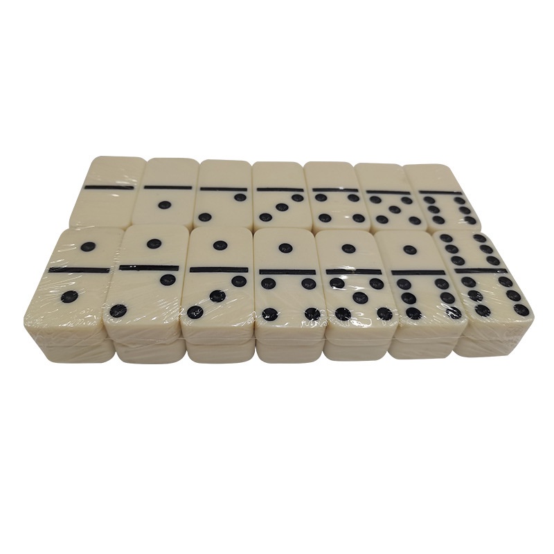Must Purpose 28pcs Domino Set Plastic Melamine Dominoes Toys Hobbies Construction Classic Kids Game Games Board Quality - Image 2
