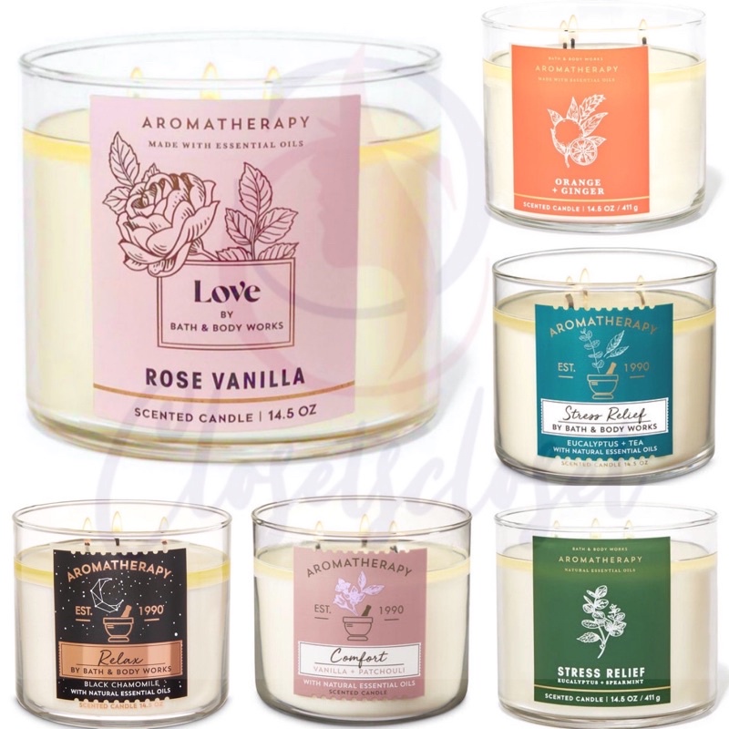 aromatherapy relax candle bath and body works