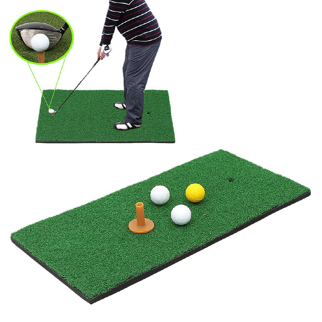 Golf Putting Training Mats Nylon Turf Chipping Driving Range Practice