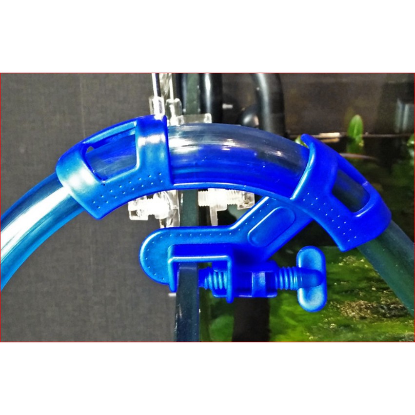 Aquarium water pipe holder Water tupe pipe clamp pipe dual purpose
