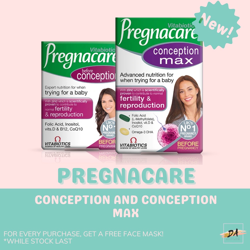 Readystock Vitabiotics Pregnacare Conception And Conception Max Shopee Malaysia