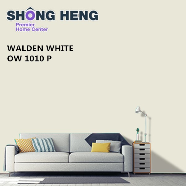 1 Litres Nippon Paint Exterior Wall [W/B Flex] [WALDEN WHITE OW 1010