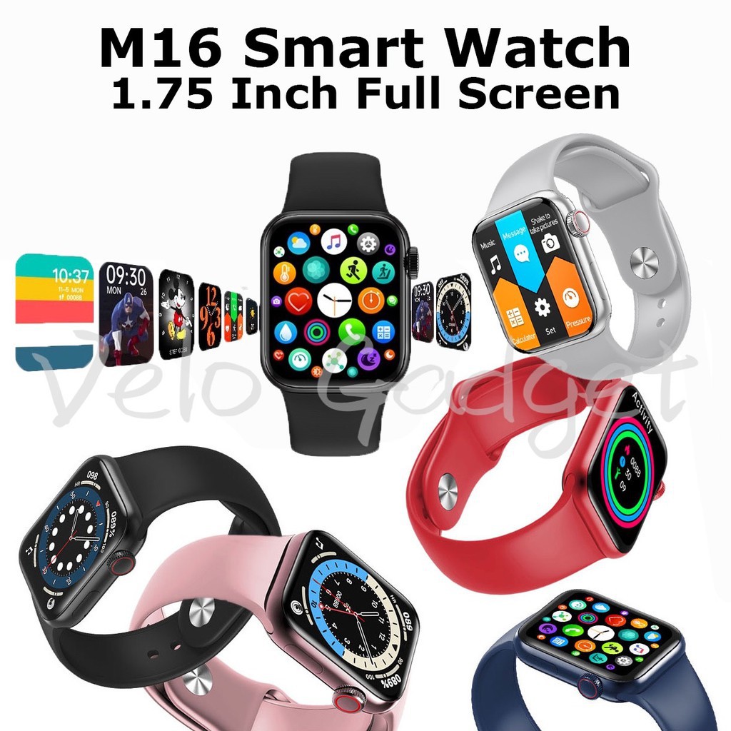 Malaysia Stock M16 Smart Watch 1.7 Inch Full Screen ...