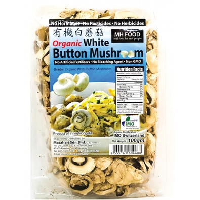 MH FOOD Organic White Button Mushroom有机白蘑菇