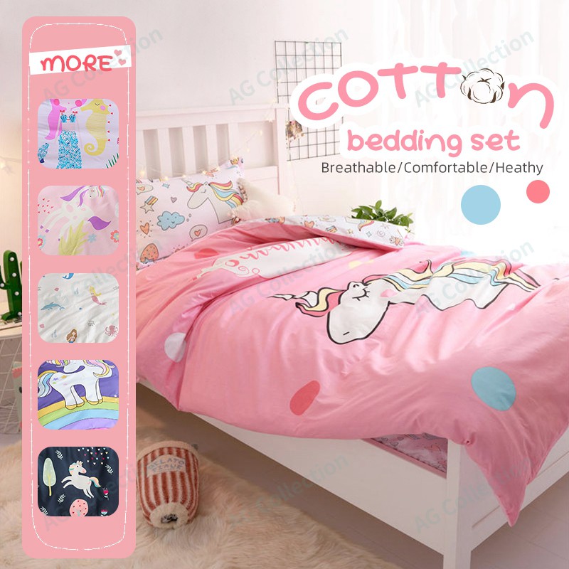 Hot Sales Unicorn Quilt Protector 1pc Pillowcase Cadar Single