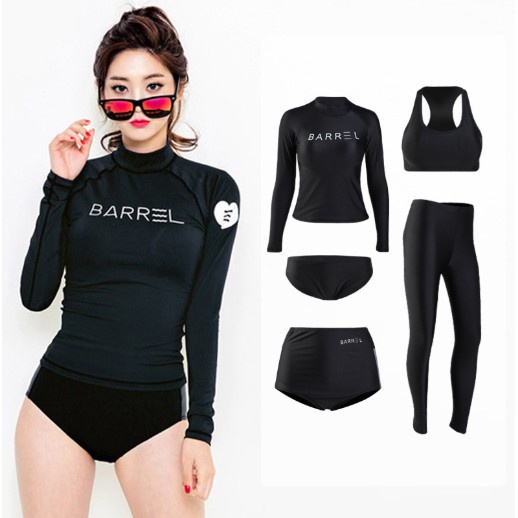 5-Pieces ℗۩✽REDAY STOCK Muslimah woman Swimming suit Waterproof wetsuit snorkeling swimsuit jellyfish clothes