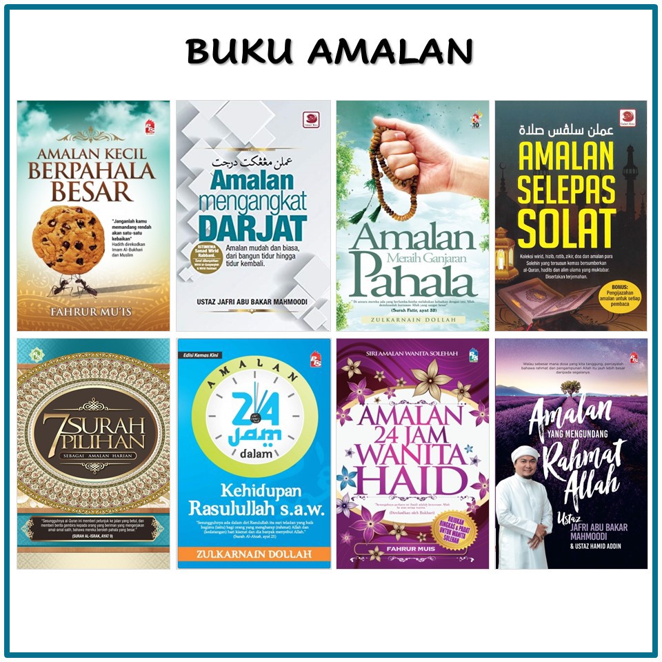 Buku Amalan: Kecil Berpahala Besar|Mengangkat Darjat|24 Jam Kehidupan ...