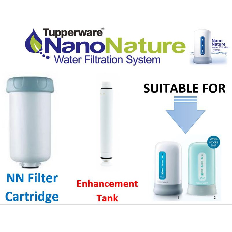 TUPPERWARE WATER FILTER CATRIDGE / NANO WATER FILTER CATRIDGE / ENHANCEMENT / NANO WATER FILTRATION SYSTEM REPLACEMENT