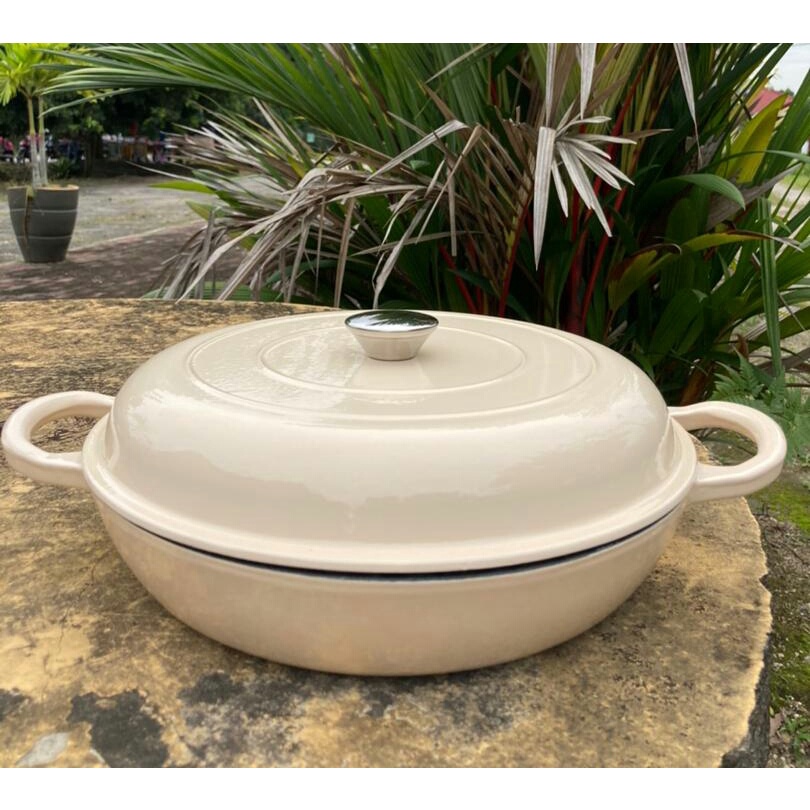 Anko Cast Iron French Pan 3L Shopee Malaysia