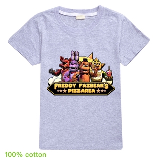 Five Night At Freddys Children T Shirt Fnaf Bear Kids T Shirt Game Tshirt Boys Shopee Malaysia - freddy fazbear roblox shirt