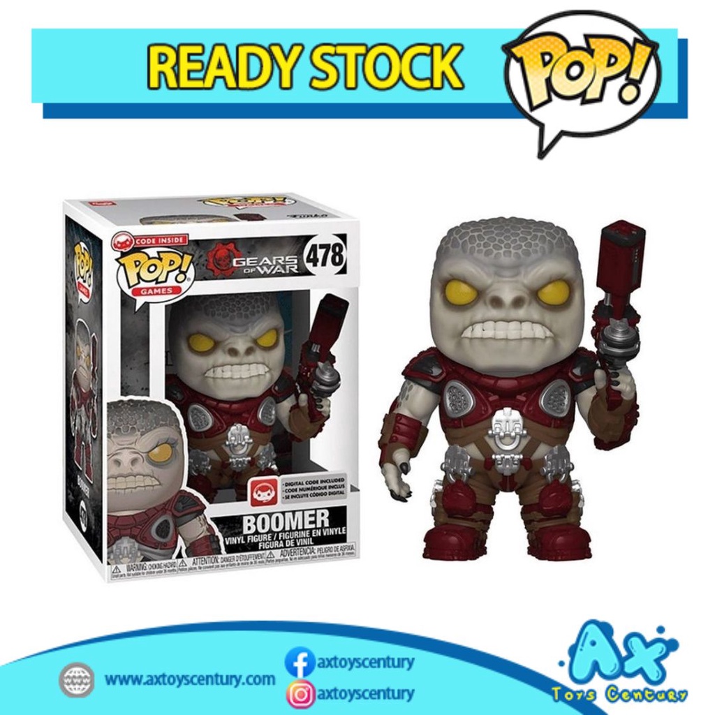 Funko Pop! Games: Gears of War - Boomer #478 100% Genuine