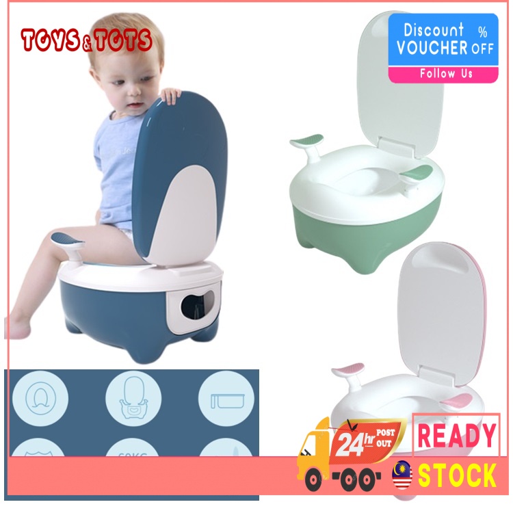 Penguin Baby Potty Seat Multipurpose 2 in 1 Toilet Training Potty Bowl ...