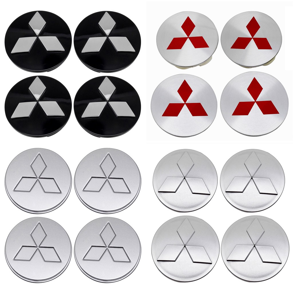 4pcs/set Car Wheel Center Hub Caps Covers for Mitsubishi ASX Lancer