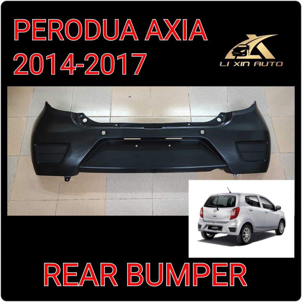 PERODUA AXIA 20142017 REAR BUMPER ( BELAKANG BUMPER ) Shopee Malaysia