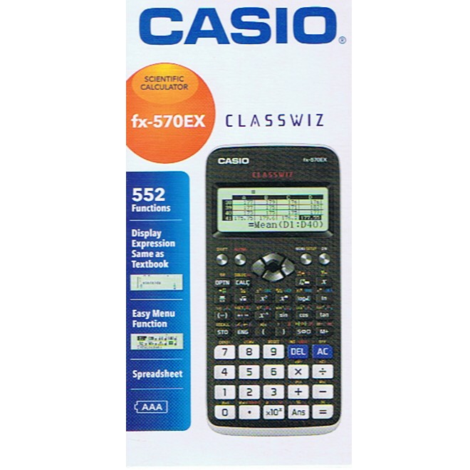 Casio Fx-570EX 2nd Edition Scientific Calculator (100% Original ...