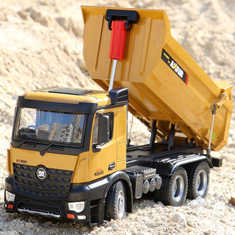 Top Race Remote Control Construction Dump Truck, Rc Dump Truck Toy