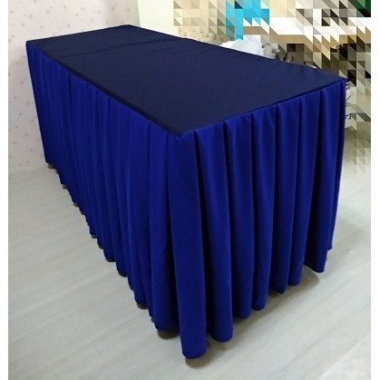 Skirting meja banquet 2 warna 5x2 JC Shopee Malaysia