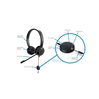 Dell UC350 HSC060 ENC060 Jabra HSC060 Evolve 30 II Pro Stereo Headset ...