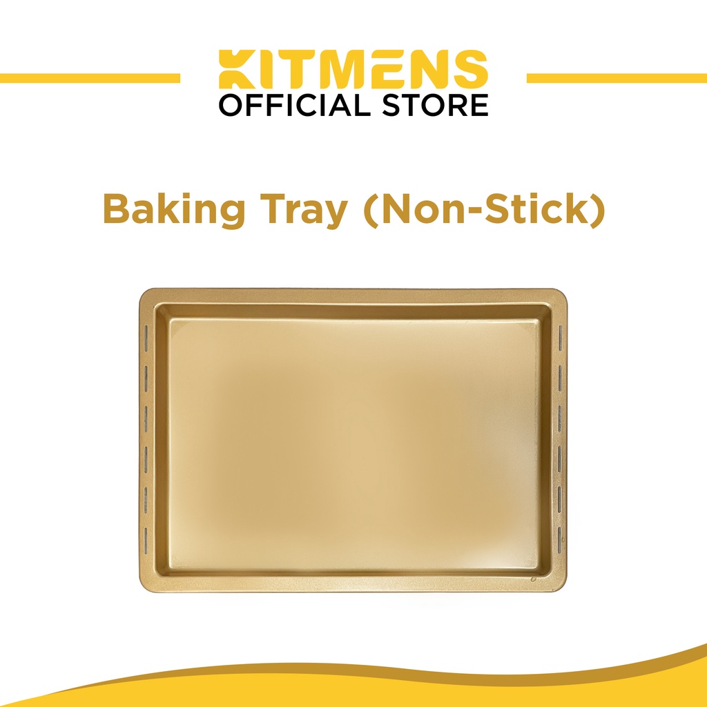 Kitmens Baking Tray (Non-Stick) For KM-KO65 Digital Oven Electric Conventional Bake Tray Oven【48.5 x 35 x 2 cm】