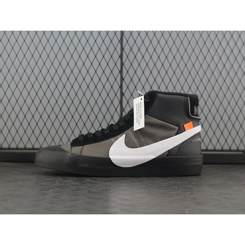 Nike Blazer Mid Off White Grim Reaper 32 001 Shopee Malaysia