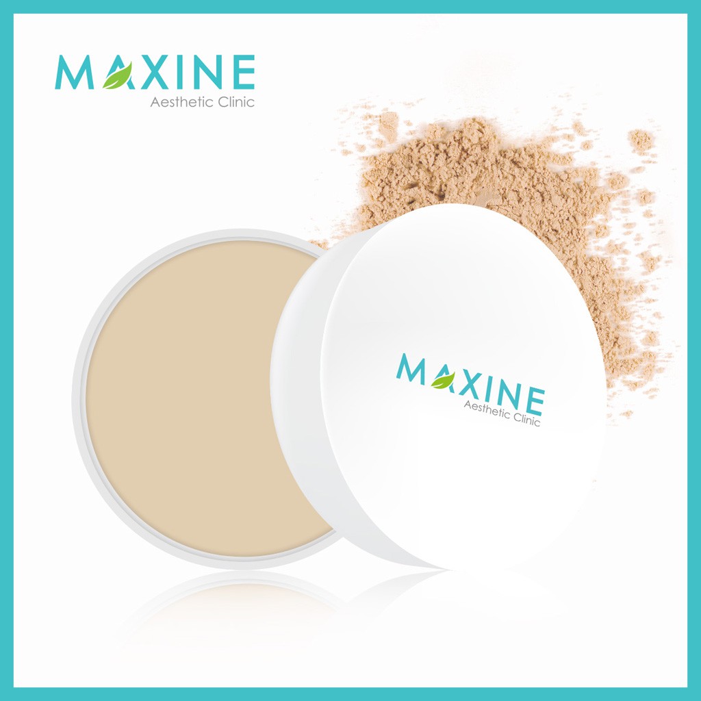 Maxine LOOSE Powder Bright LOOSE Powder Natural Matte Setting Powder Whitening Halal Skincare BPOM