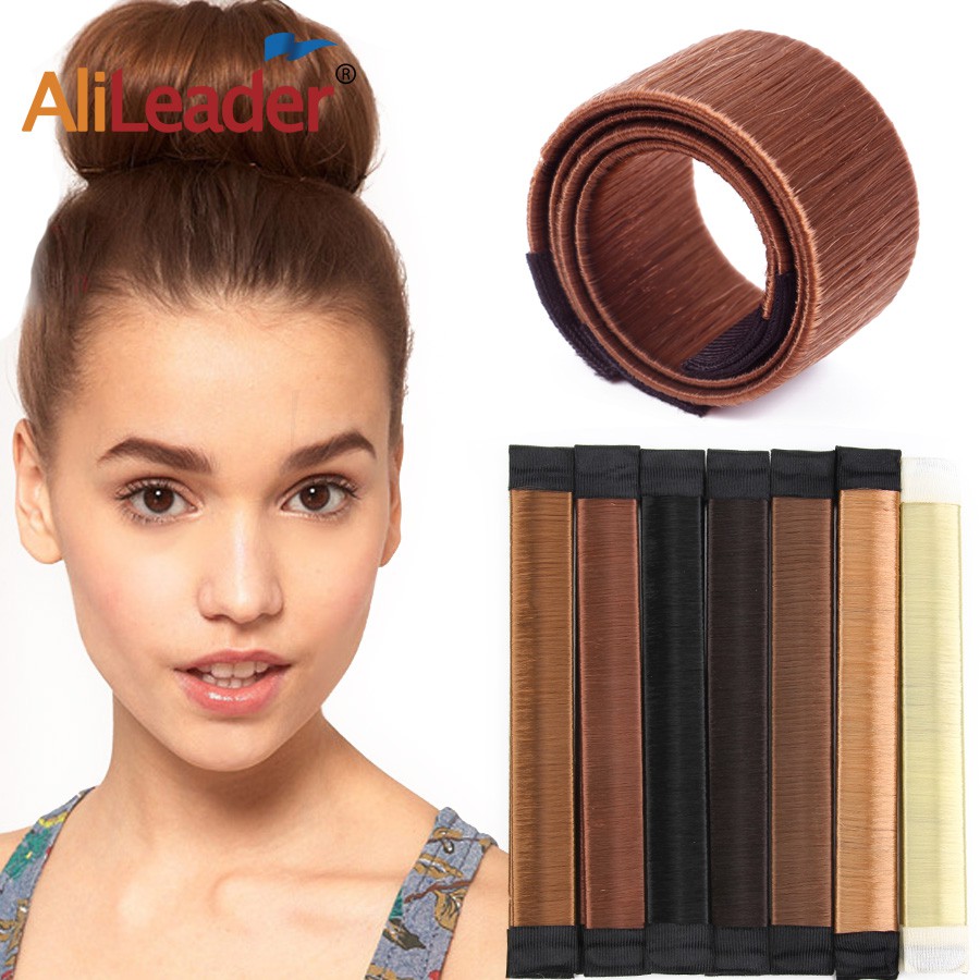 7 Colors Diy Easy Bun Makers Hair Braiders Elastic Hairband Donuts