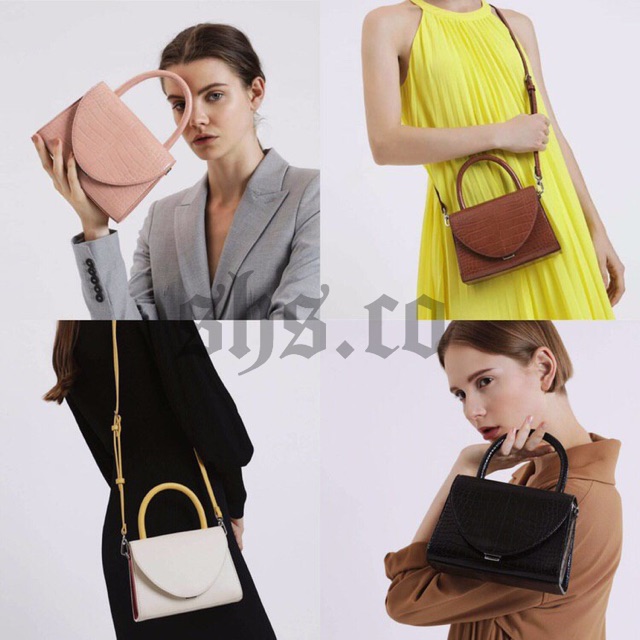 structured top handle bag