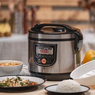 Russell Taylors Fuzzy Logic Smart Rice Cooker Steam Rack Included (1.8L ...